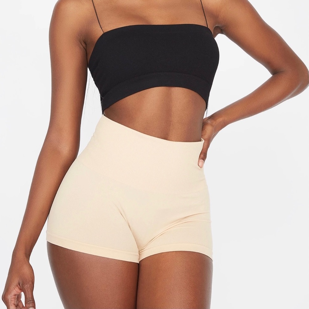 Nude High Waist Shaping Boyshorts